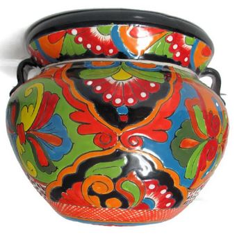 Talavera Michoacana Wall pot - America's Gardens Nursery