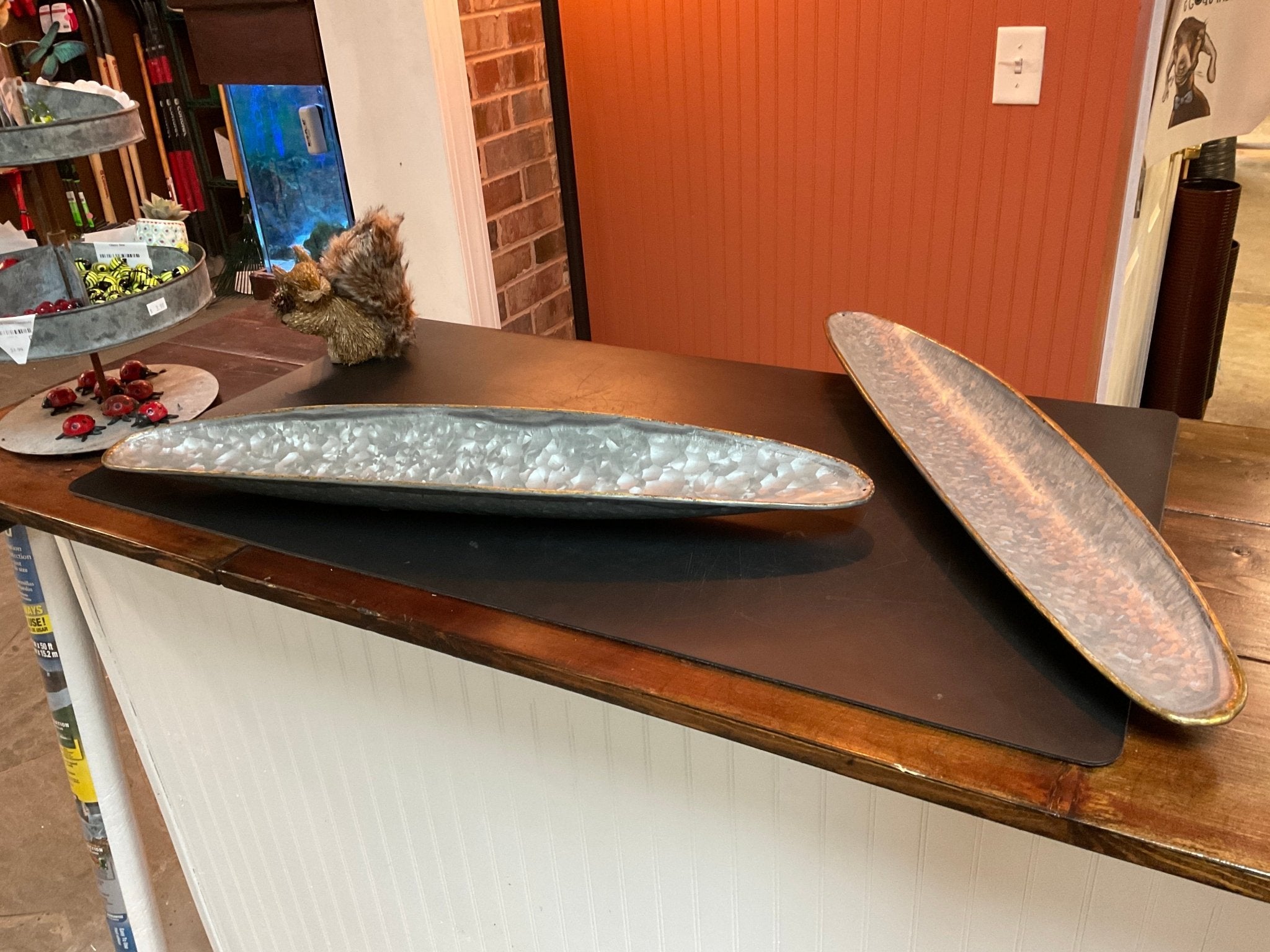 Tin Boat Tray - America's Gardens Nursery