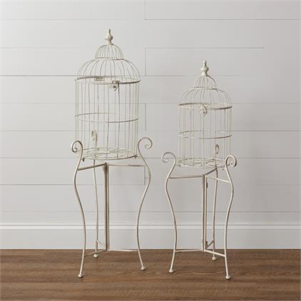 Vintage Birdcage on Stand - America's Gardens Nursery