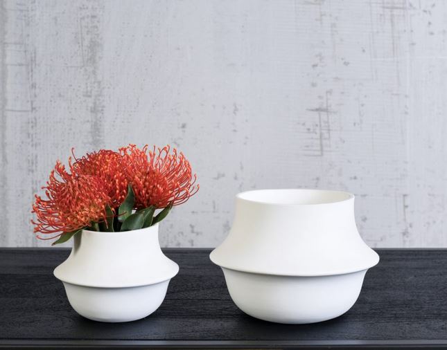 Vita Vase Bisque White