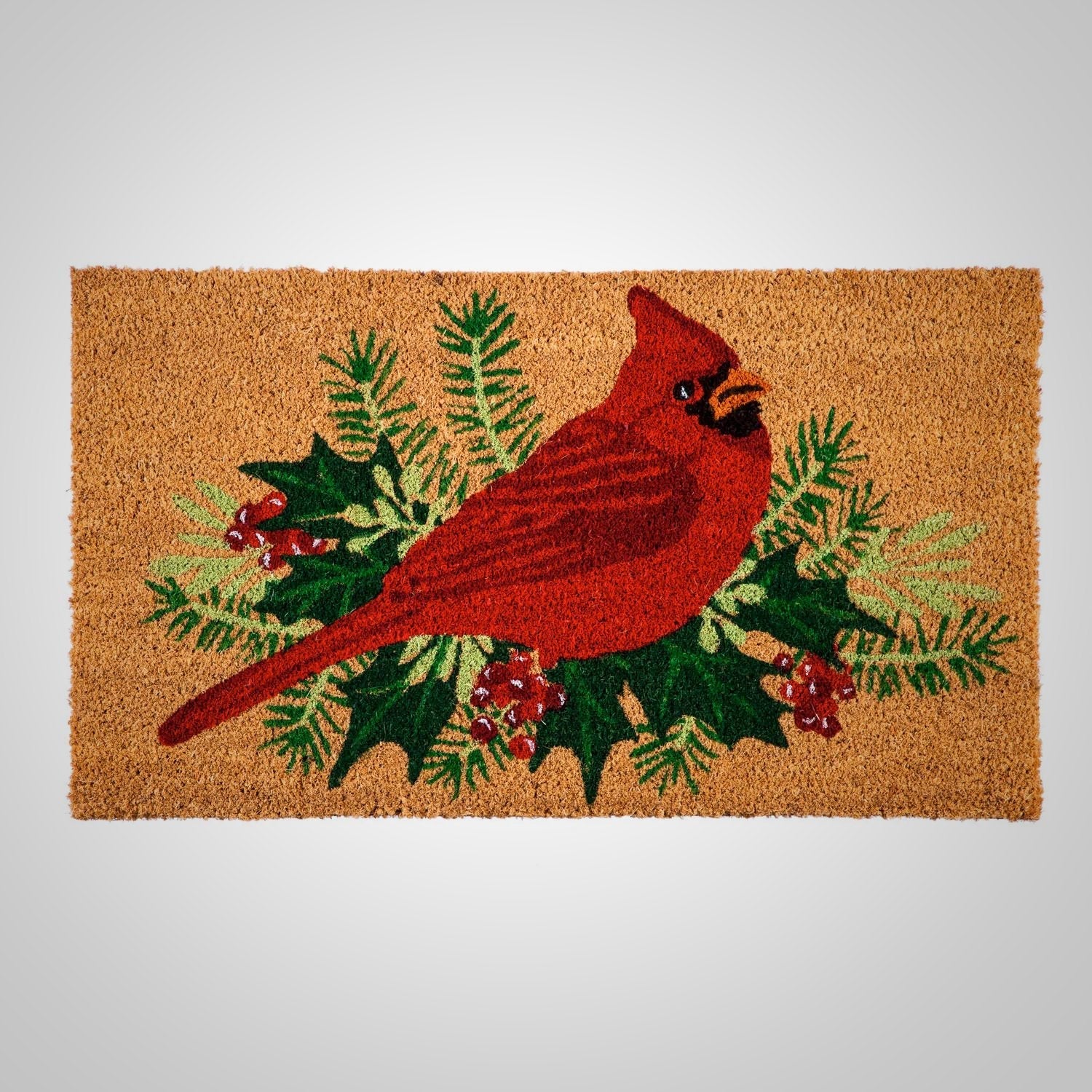 Winter Cardinal Coir Mat - America's Gardens Nursery