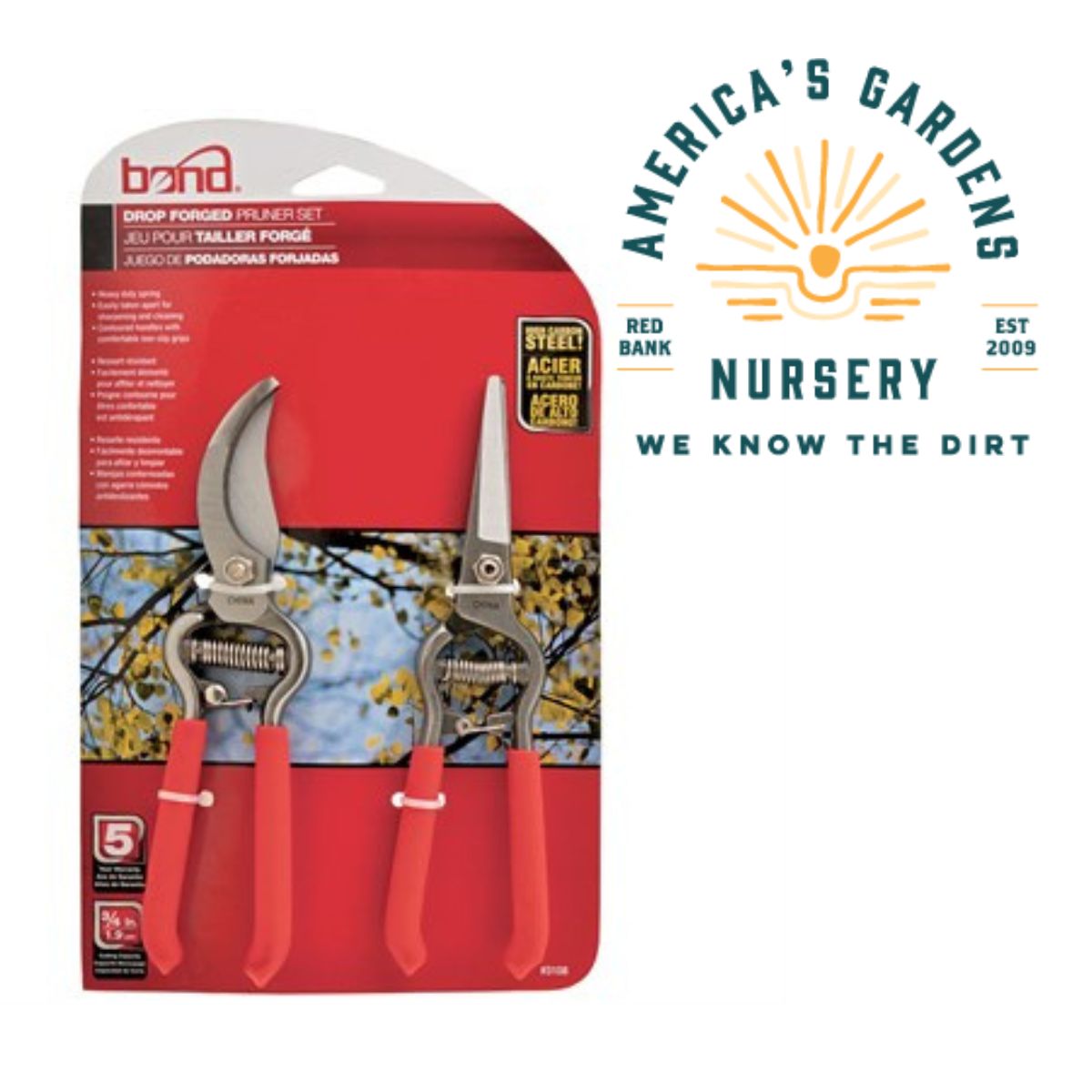 Bond Drop Forged Pruning Set