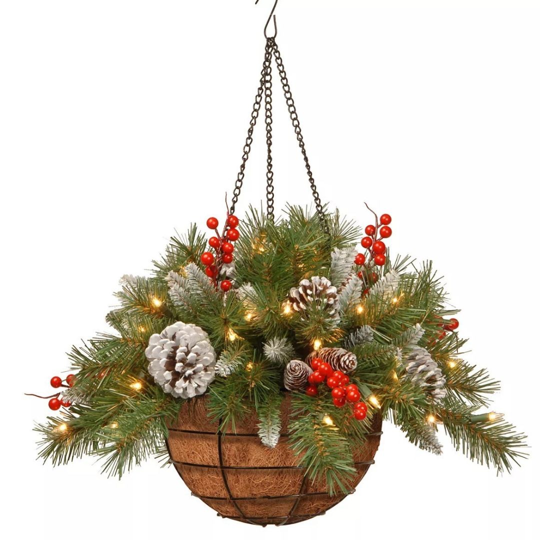 Christmas Hanging Basket