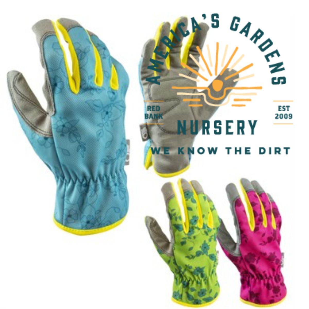 Bellingham Women's Assorted Floral Gloves - America's Gardens Nursery