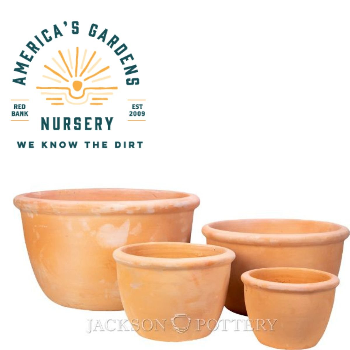 Egg w/Lip Terracotta Pots - America's Gardens Nursery