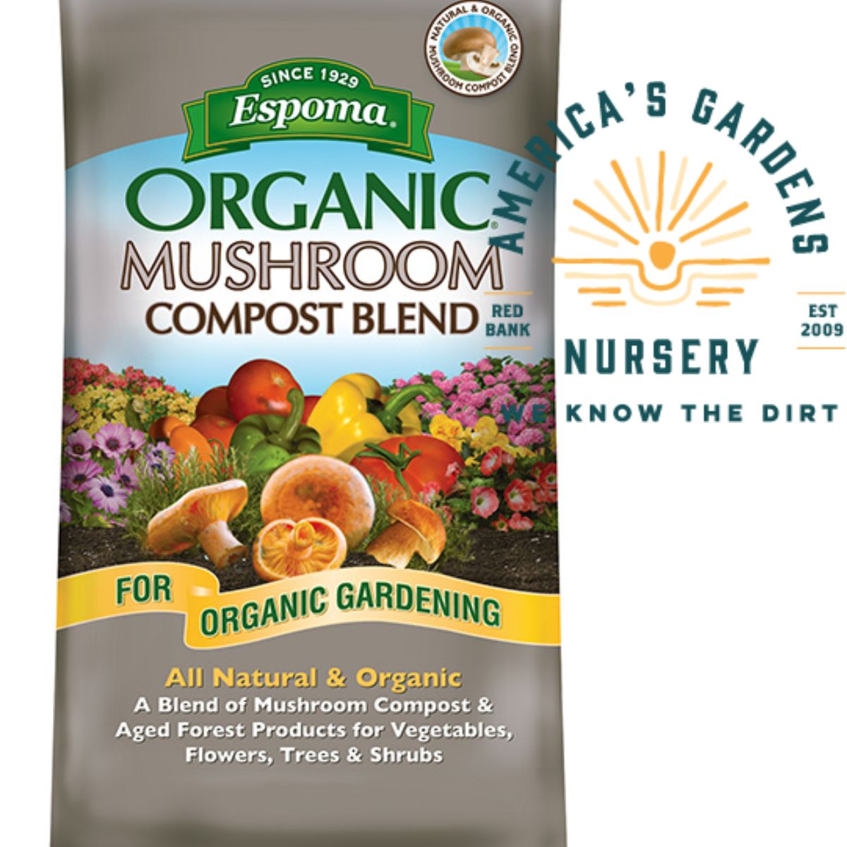 Espoma Mushroom Compost - America's Gardens Nursery