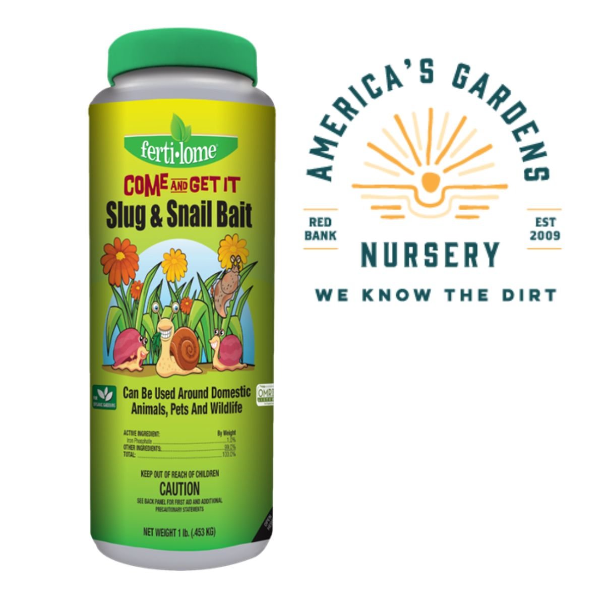 Fertilome Come & Get It Slug & Snail Bait - America's Gardens Nursery