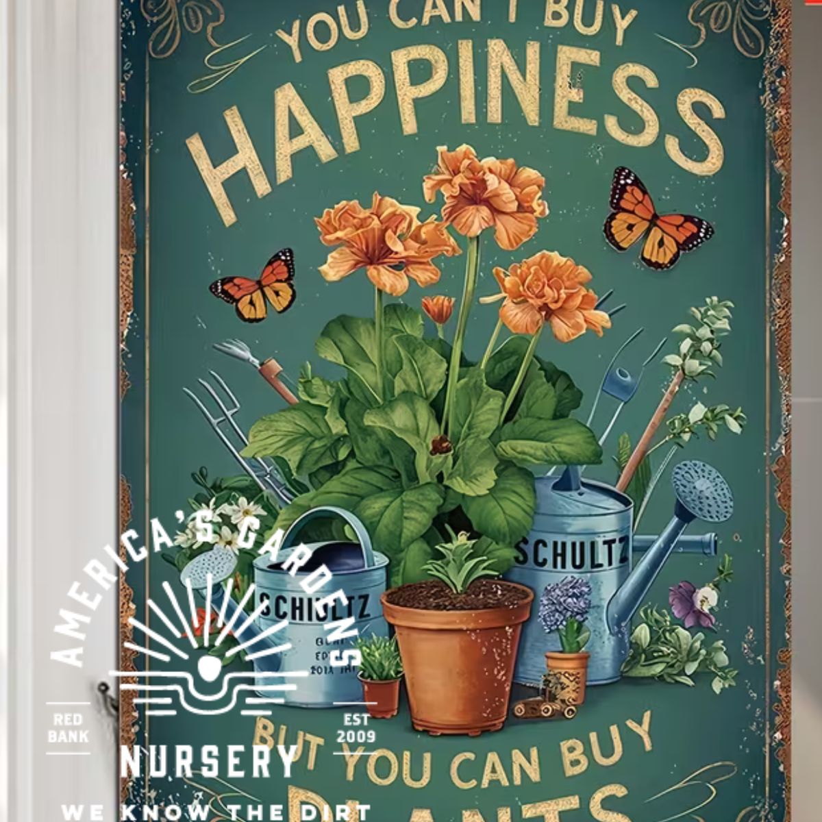 Happiness Wooden Sign - America's Gardens Nursery