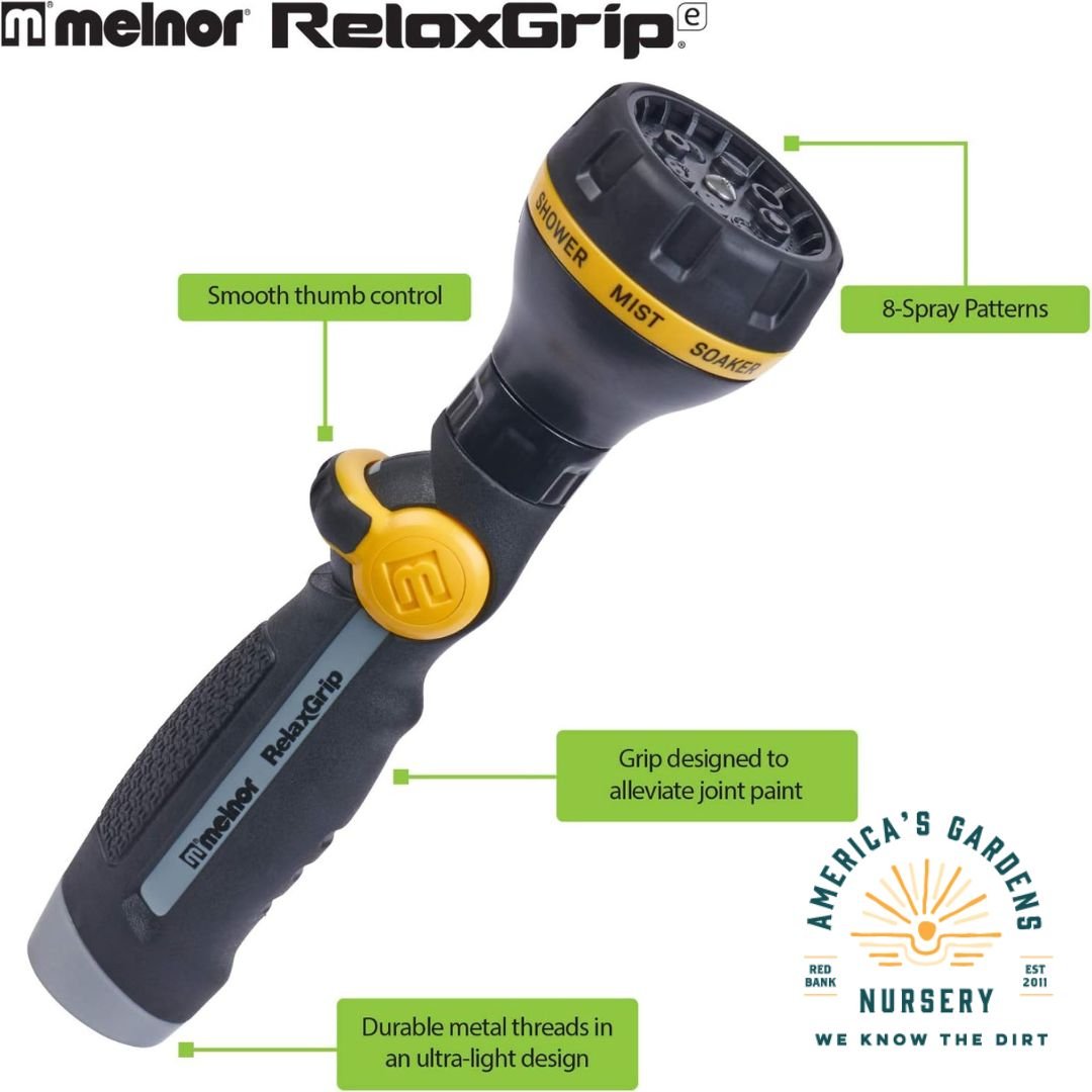 Melnor Relax Grip Shower Head Flashlight Nozzle - America's Gardens Nursery