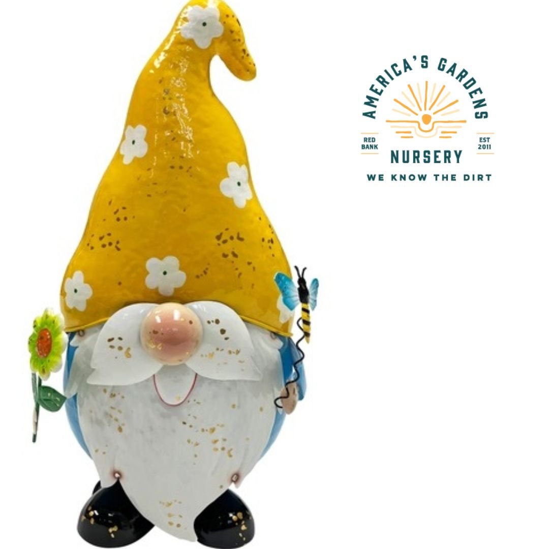 Metal Gnome Statue - America's Gardens Nursery