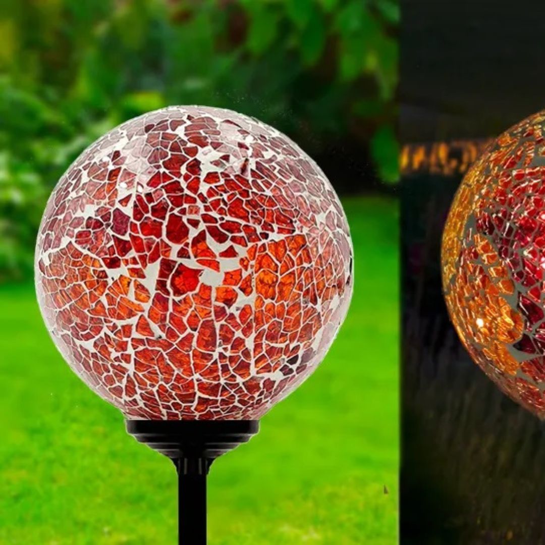 Solar Powered Outdoor Pole Light with Stake - America's Gardens Nursery