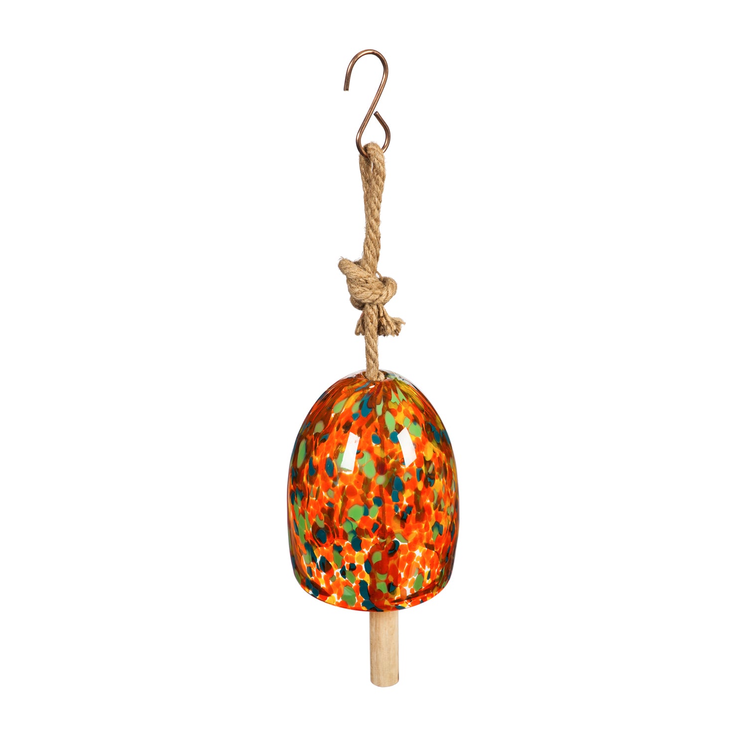 Glass Speckled Art Chime