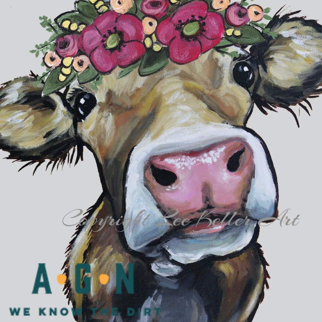 Cow Print Art