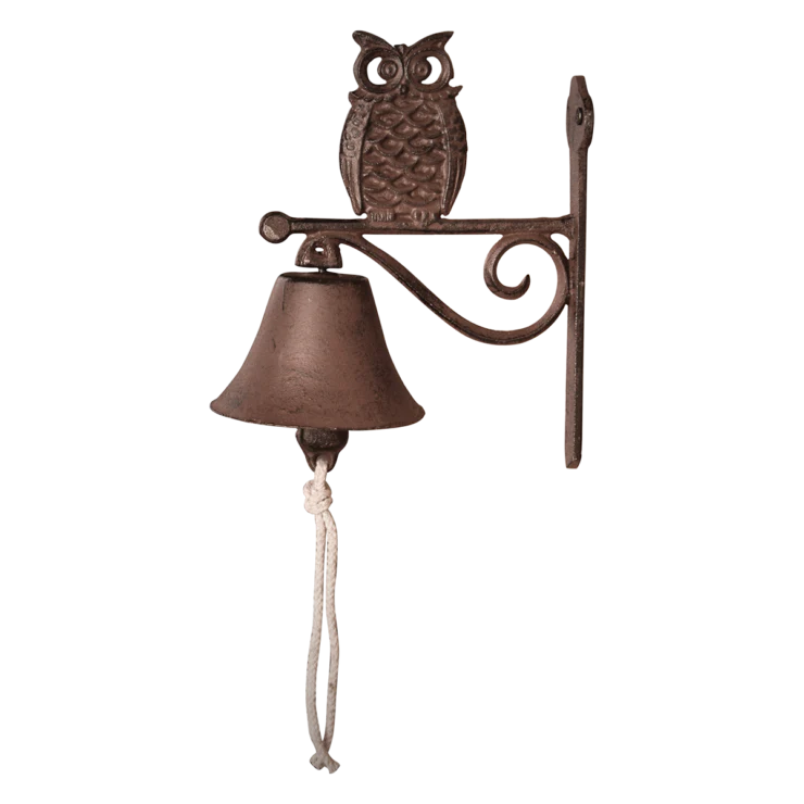 Doorbell, Cast Iron Antique Brown