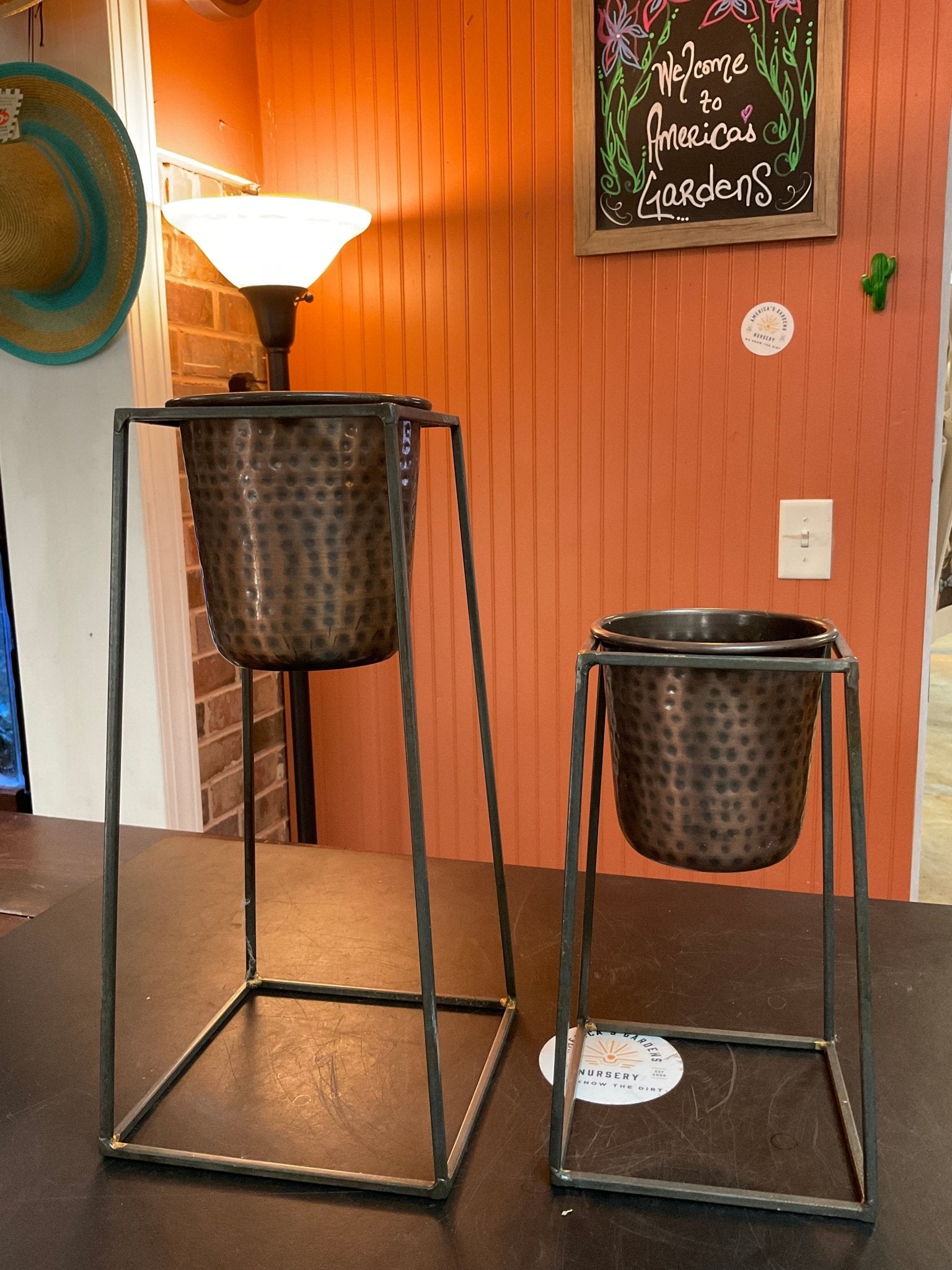 Copper Pot Stand - America's Gardens Nursery