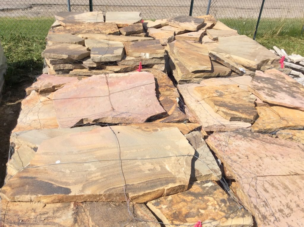 Flagstone Tennessee Tan Slabs 2" - America's Gardens Nursery