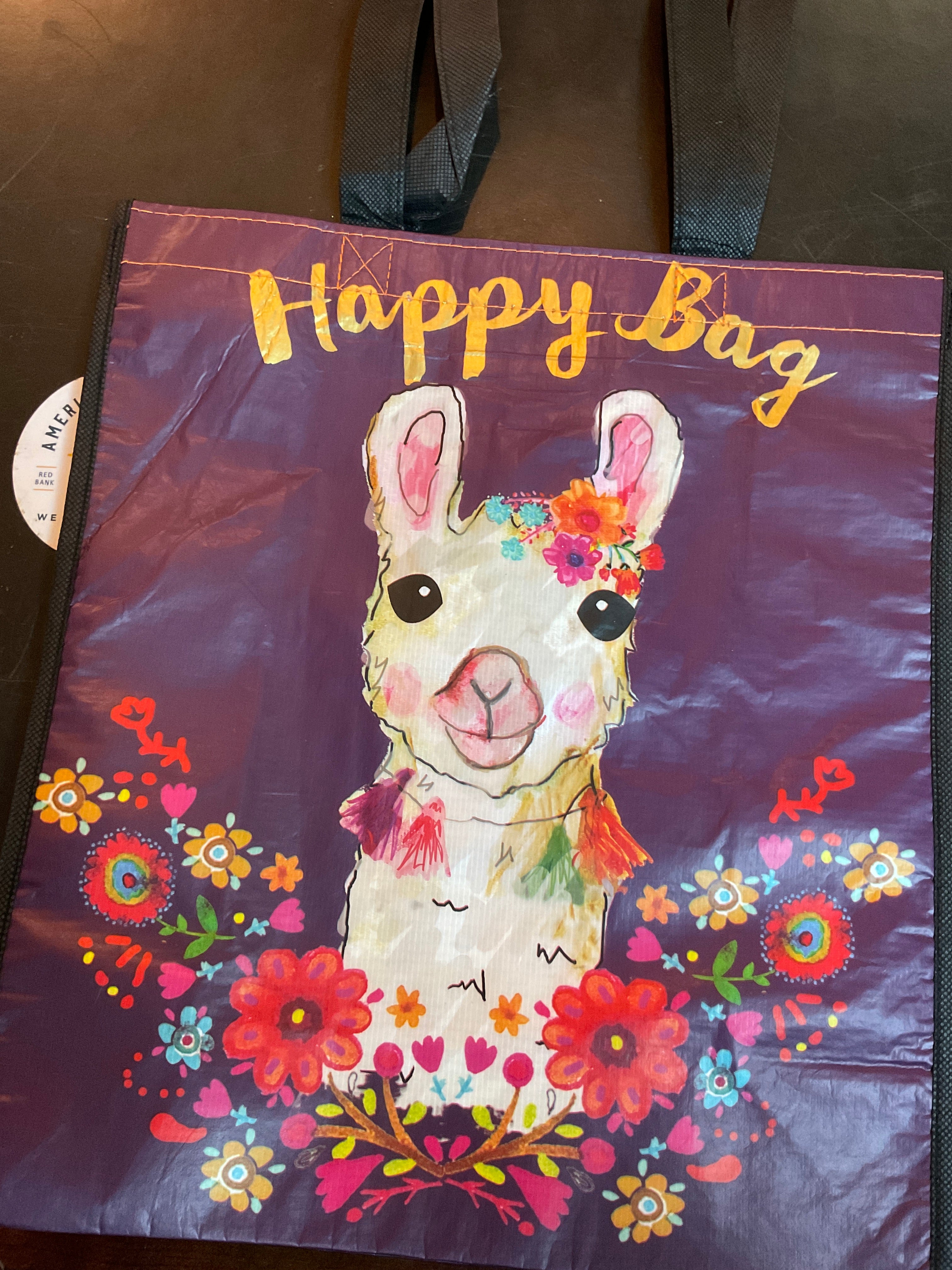 "Happy" Natural Life Bag