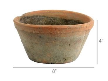 Rustic Red Antique Terra Cotta Oval Pot Medium - America's Gardens Nursery