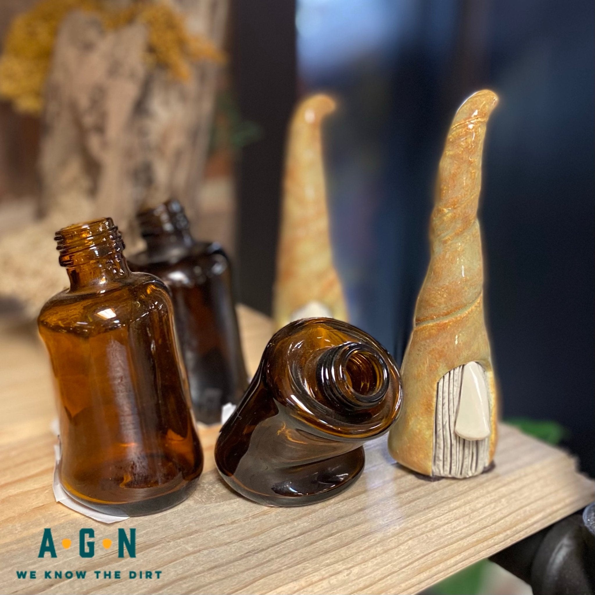 Slumped Bottle Vase - America's Gardens Nursery