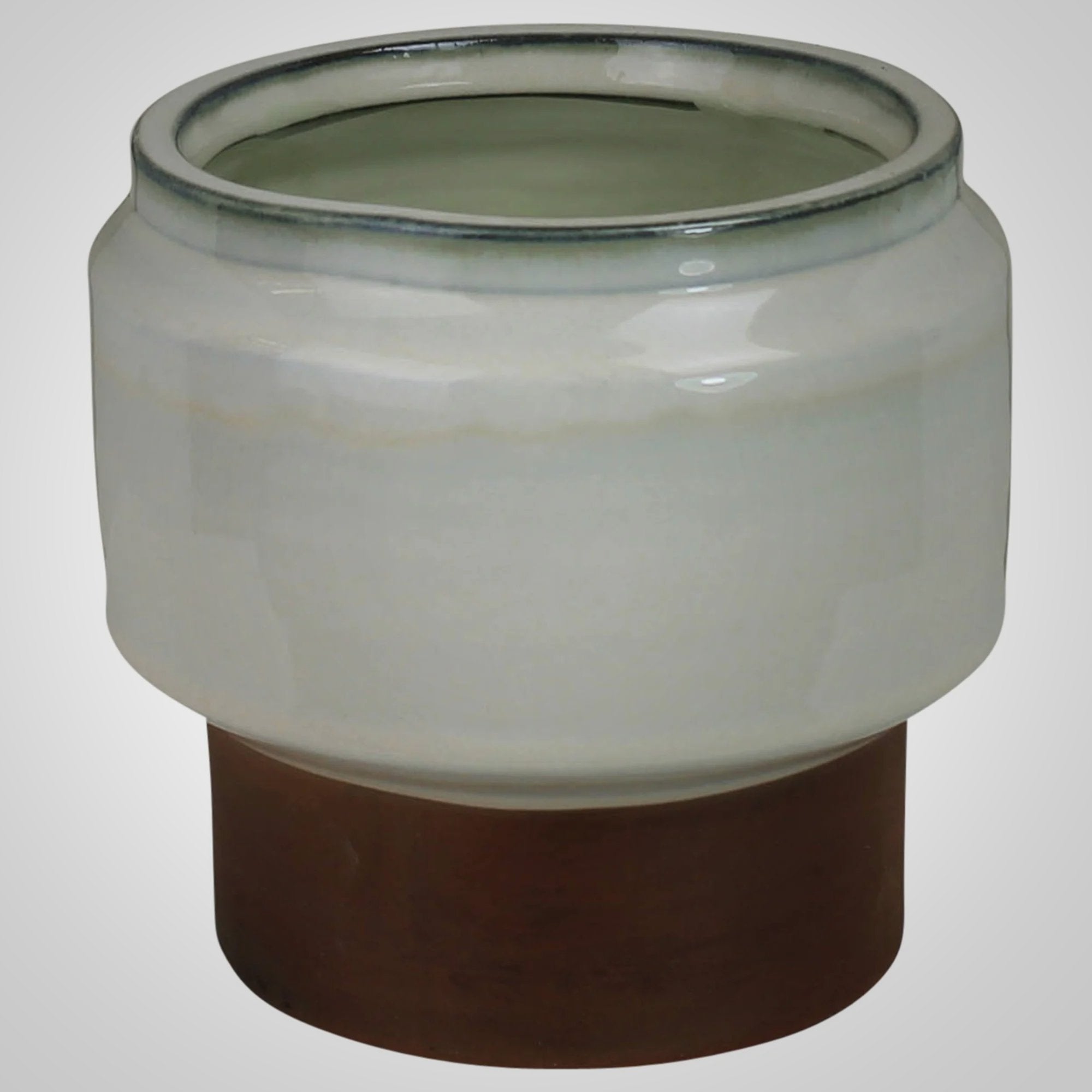 Small, Ceramic Alta Footed Vase - America's Gardens Nursery