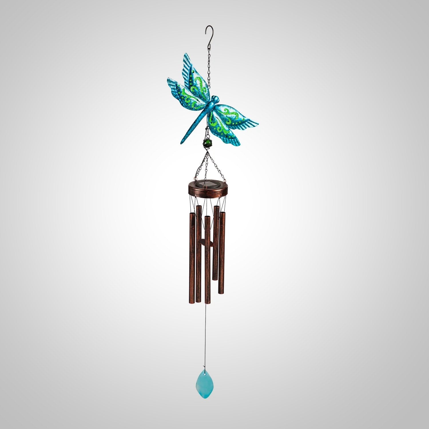 Twinkling Dragonfly Solar Wind Chime - America's Gardens Nursery