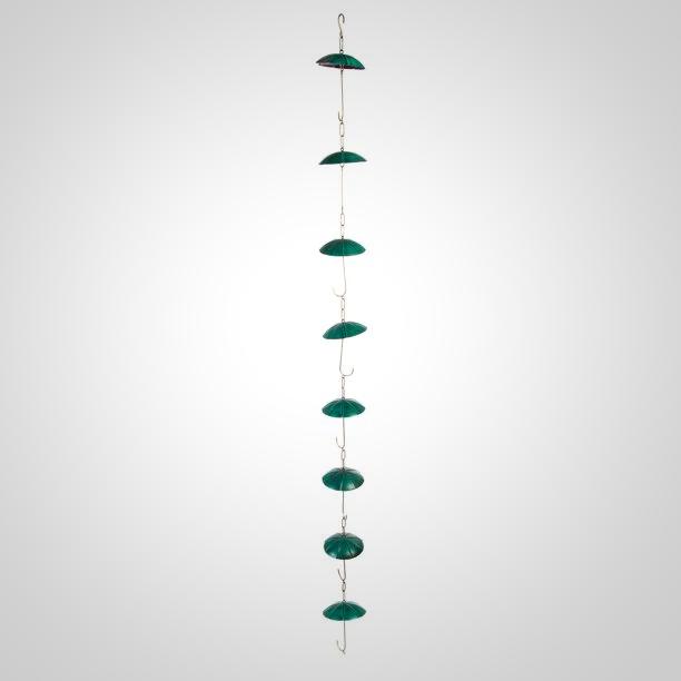 Verdigris Umbrella Rain Chain - America's Gardens Nursery